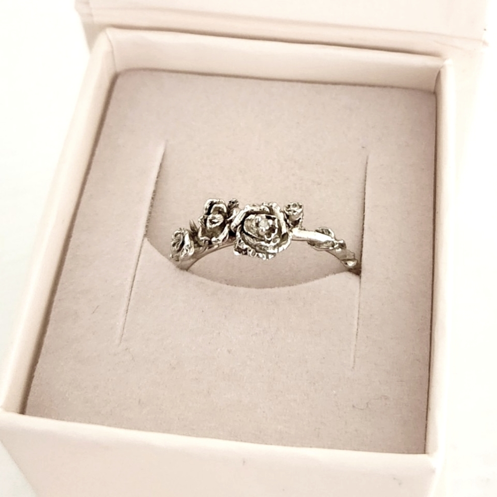 Custom Catbird Laurie Fleming Secret Garden Ring - Size 8